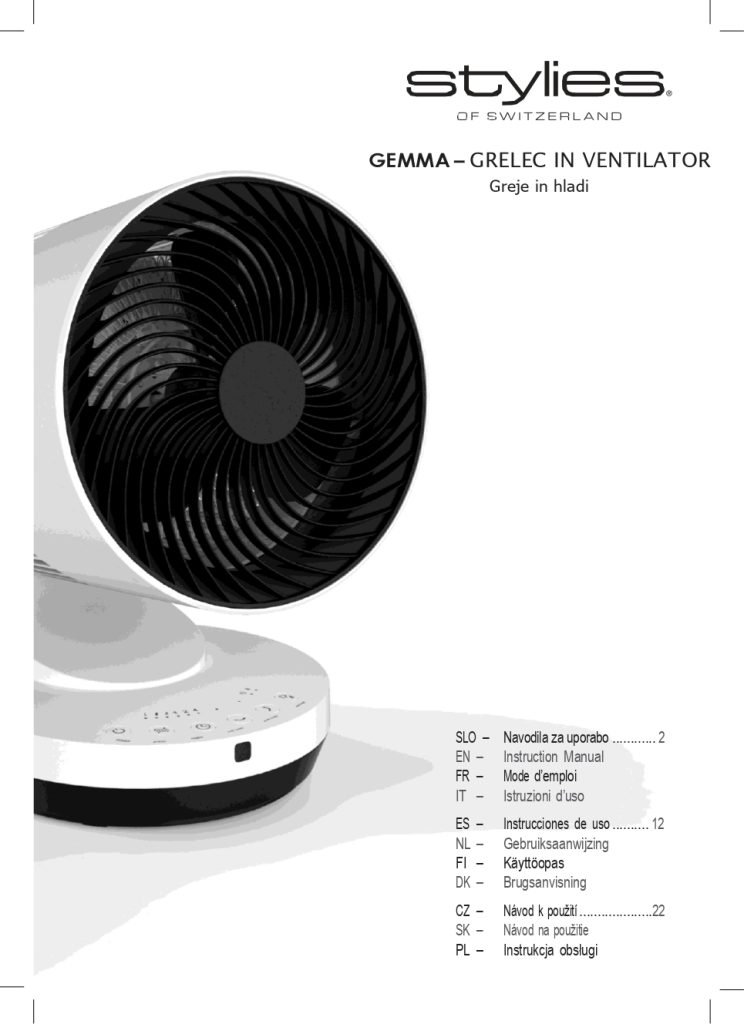SLO NAVODILA STYLIES Gemma koncna page 0001